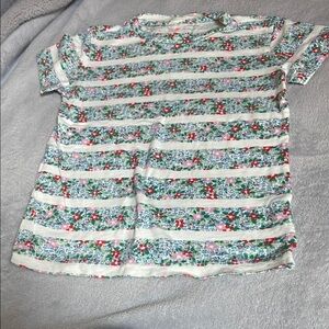J. Crew Crewcuts Floral Short Sleeve Tee